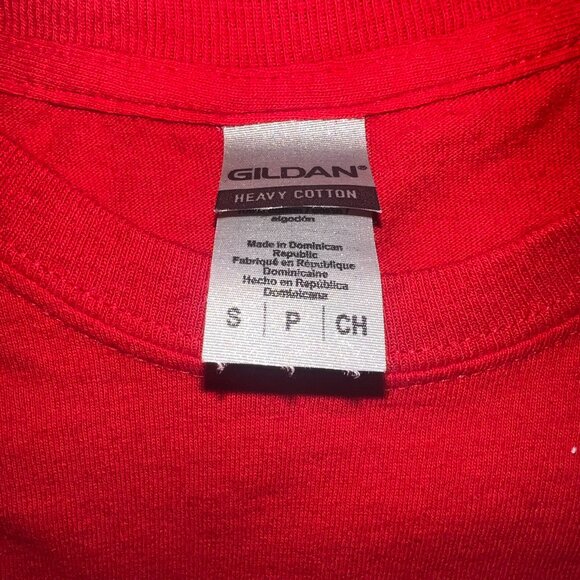 Gildan Star Wars Yoda “Testing We Are, Passing We Will” Red Graphic Tee Size Sma - Picture 4 of 4